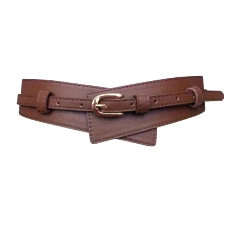 Bohemian Belt S M Gold Buckle Boho Style Belts Light brown dark brown black